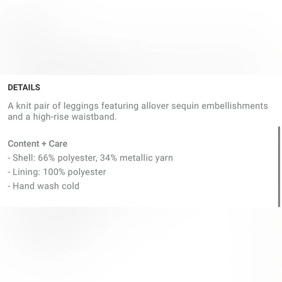 FOREVER 21 Black sequined pants - BNWT
Size large 
Shiny! - Picture 9 of 9